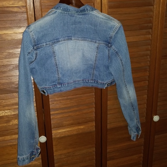 Crop denim jacket - Picture 3 of 3